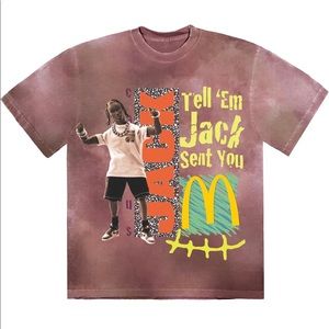 Travis Scott x McDonald’s Jack Smile II T-Shirt Berry FW20